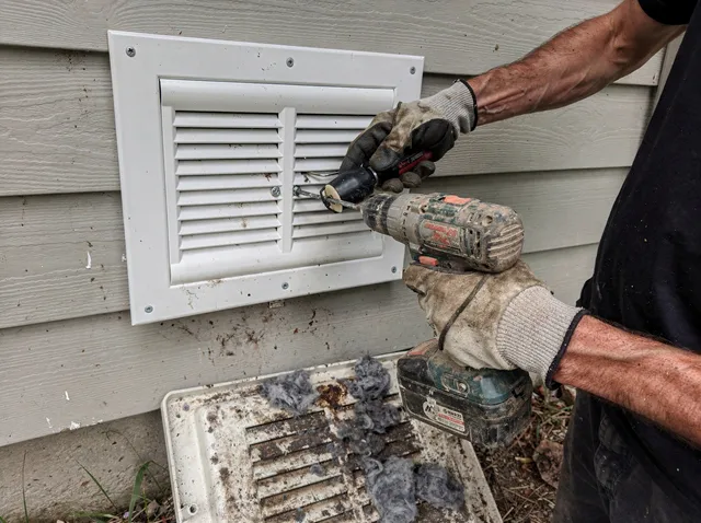 Dryer Vent Cover Replacement in Madison