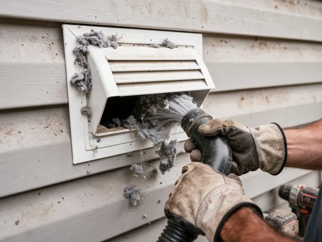 Professional dryer vent cleaning by Madison Dryer Vent Cleaning in Madison