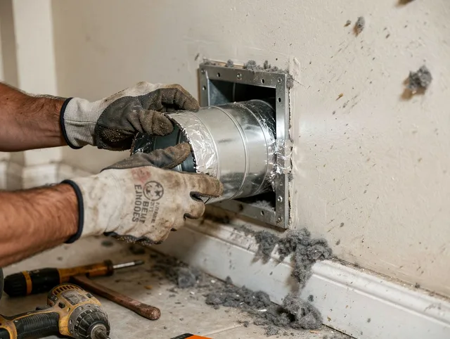 Professional dryer vent repair and installation by Madison Dryer Vent Cleaning in Madison