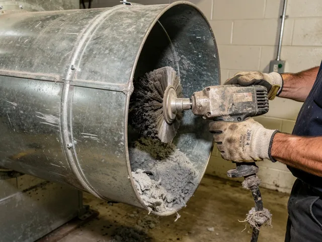 Industrial-grade dryer vent cleaning by Madison Dryer Vent Cleaning in Madison