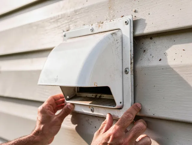Madison Dryer Vent Cleaning technician delivering thorough residential dryer vent cleaning service in Madison